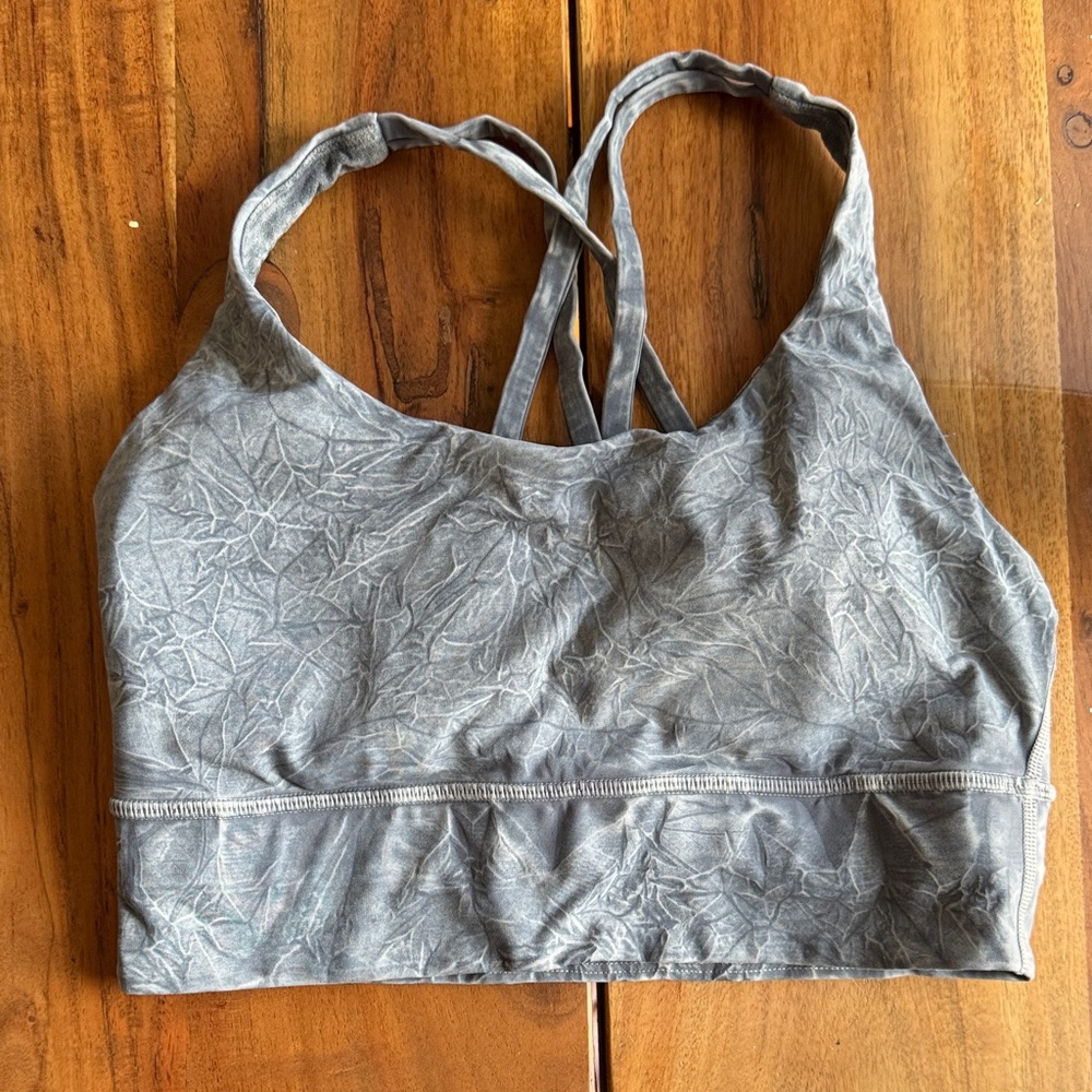 Lululemon Energy Bra-Ice Dye Grey